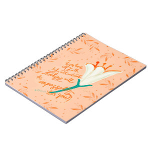 Tulip Liebe-Faith like a Mustard Seed Notebook Notizblock