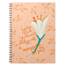 Tulip Liebe-Faith like a Mustard Seed Notebook