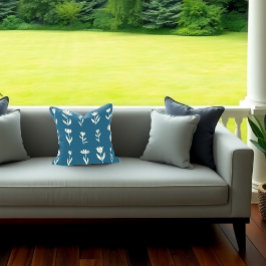 Tulip Line Up Navy Kissen