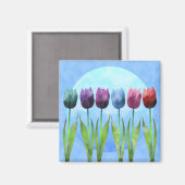 Tulip Magnet (Vorderseite/Rückseite)