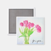 Tulip-Magnet Magnet (Vorderseite/Rückseite)