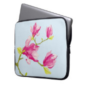 Tulip Magnolias auf einem Laptop Laptopschutzhülle (Vorderseite Links)