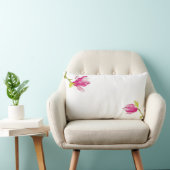 Tulip Magnolias auf einem Lumbalkissen Lendenkissen (Stuhl )