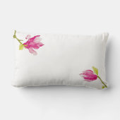 Tulip Magnolias auf einem Lumbalkissen Lendenkissen (Rückseite)