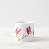 Tulip Magnolias auf einer Espresso-Tasse Espressotasse (Vorderseite)