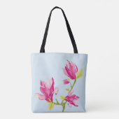 Tulip Magnolias auf einer Tasche (Rückseite)