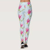 Tulip Magnolias auf Leggings (Rückseite)