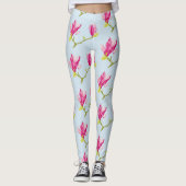 Tulip Magnolias auf Leggings (Vorderseite)
