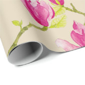 Tulip Magnolias über das Umschlagpapier Geschenkpapier (Rolleneckpunkt)