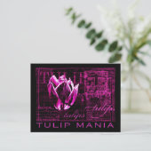 Tulip Mania Postkarte (Stehend Vorderseite)