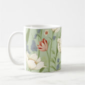 Tulip Meadow in Sage Green Kaffeetasse (Links)
