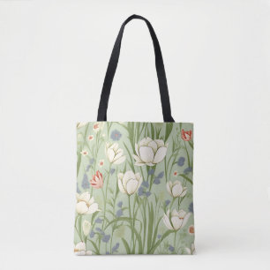 Tulip Meadow in Sage Green Tasche