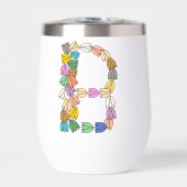 Tulip mit mehrfarbigem Buchstaben "B" (Vorderseite)