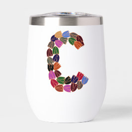 Tulip mit mehrfarbigem Buchstaben "C"