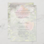 Tulip mit Verse Hochzeit Einladung (Vorne/Hinten)