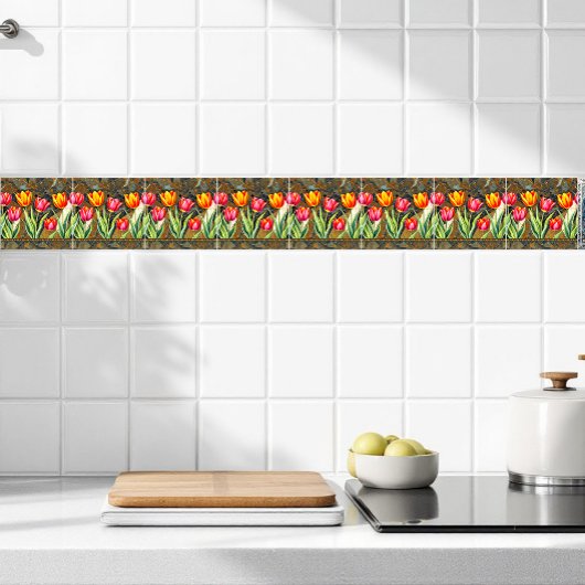 Tulip Mosaic Charm Keramik Tile Fliese