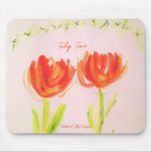 Tulip Mouse pad by Ariella & Lily, Zazzle Mousepad (Vorne)