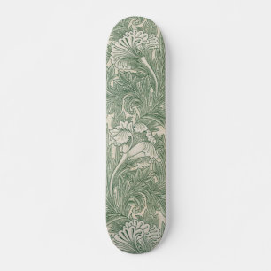 Tulip-Muster von William Morris Skateboard