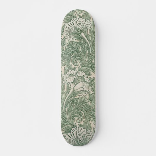 Tulip-Muster von William Morris Skateboard (Vorne)