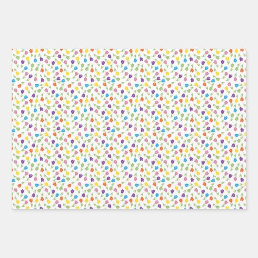 Tulip Mustersammlung Geschenkpapier Set (Vorderseite 3)