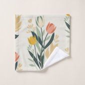 Tulip Nature Themed Badhandtuch Set (Waschlappen)