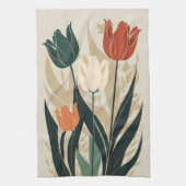 Tulip Nature Themed Geschirrtuch (Vertikal)
