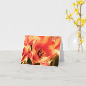 Tulip Note Card Karte (Gelbe Blume)