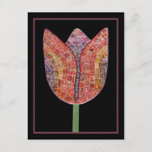 Tulip of Postage Briefmarke - Postkarte