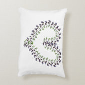 Tulip Open Heart Design Dekokissen (Rückseite(Vertikal))