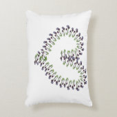 Tulip Open Heart Design Dekokissen (Vorderseite(Vertikal))