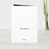 Tulip Osterkarte Dankeskarte (Rückseite)