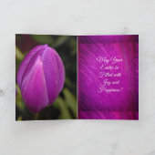 Tulip Osterkarte Dankeskarte (Innenseite)