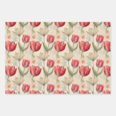 Tulip Packpapier Geschenkpapier Set (Vorderseite)