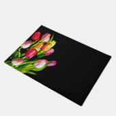 Tulip Painting - Original Blume Kunst Fußmatte (Schrägansicht)