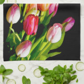 Tulip Painting - Original Blume Kunst Geschirrtuch (Gefaltet)