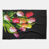 Tulip Painting - Original Blume Kunst Geschirrtuch (Horizontal)