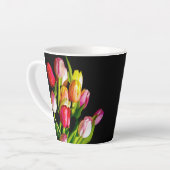 Tulip Painting - Original Blume Kunst Milchtasse (Linke Ecke)