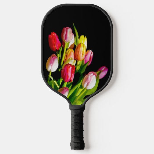 Tulip Painting - Original Flower Art Pickleball Schläger (Vorderseite)