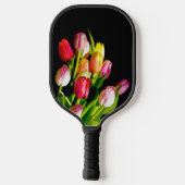 Tulip Painting - Original Flower Art Pickleball Schläger (Rückseite)