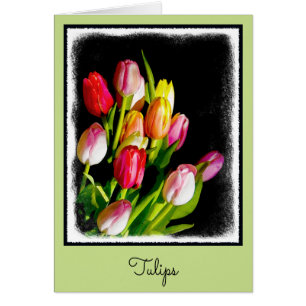 Tulip Painting - Originelle Blume Kunst