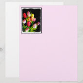 Tulip Painting - Originelle Blume Kunst (Vorne/Hinten)