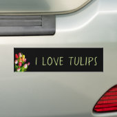 Tulip Painting - Originelle Blume Kunst Autoaufkleber (Auf Auto)