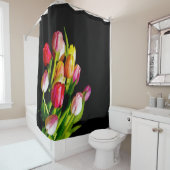 Tulip Painting - Originelle Blume Kunst Duschvorhang (Beispiel)