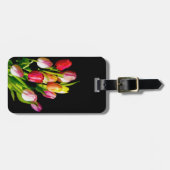 Tulip Painting - Originelle Blume Kunst Gepäckanhänger (Vorderseite horizontal)