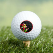 Tulip Painting - Originelle Blume Kunst Golfball (Insitu T-Shirt)