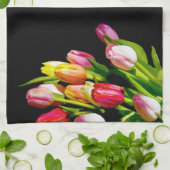 Tulip Painting - Originelle Blume Kunst Handtuch (Gefaltet)