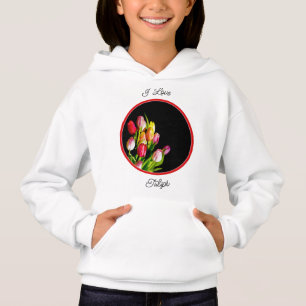 Tulip Painting - Originelle Blume Kunst Hoodie