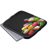 Tulip Painting - Originelle Blume Kunst Laptopschutzhülle (Vorne Knopf)