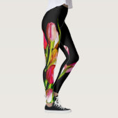 Tulip Painting - Originelle Blume Kunst Leggings (Rechts)