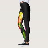 Tulip Painting - Originelle Blume Kunst Leggings (Links)